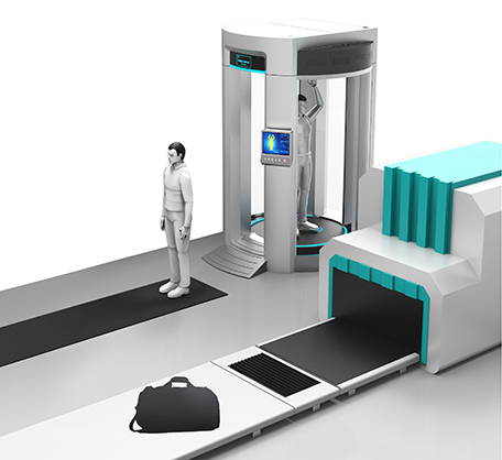 主動式圓柱毫米波人體安檢儀
